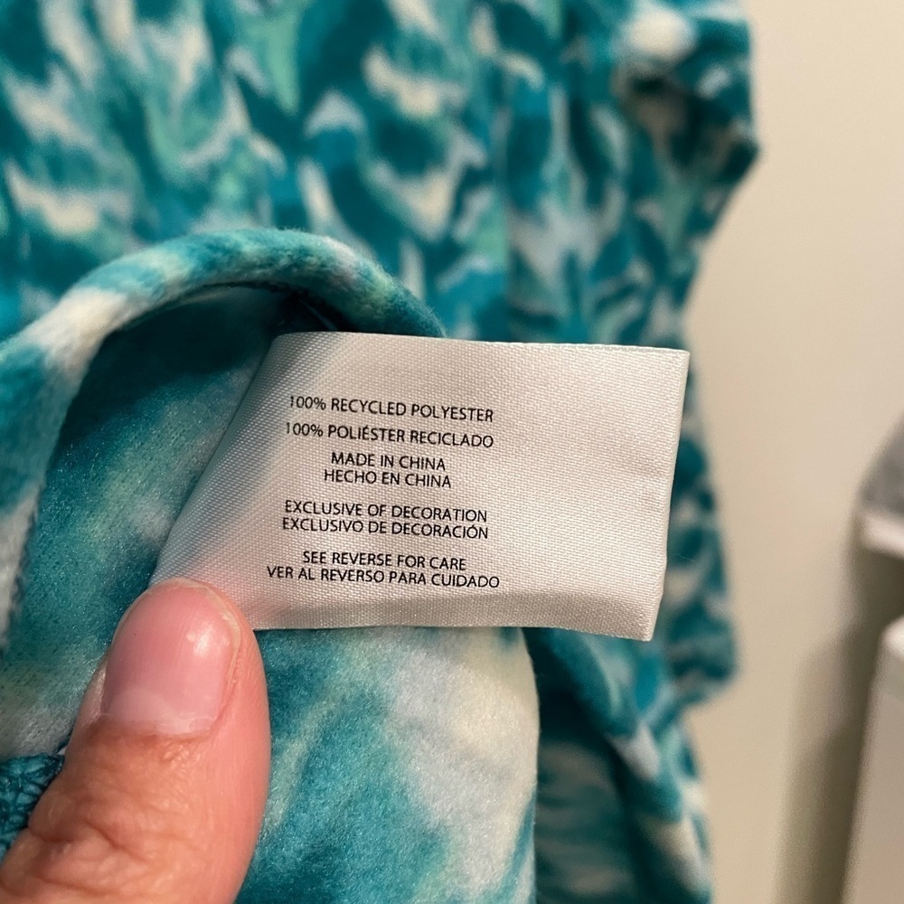 NWT Womens Eddie Bauer Polar Fleece 1/4 Zip Blue Size M - Picture 2 of 8